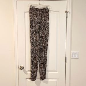 Strapless Black & Beige Jumpsuit